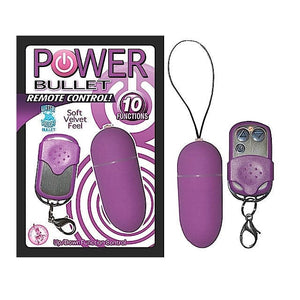 BULLETS AND EGGS Power Bullet Remote Control (Purple)