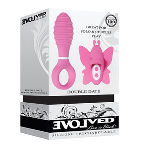 DISCREET VIBRATORS Evolved Double Date Couples Toy