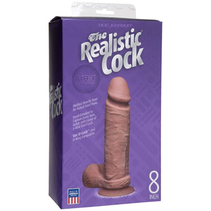 Sex Supply Shop Dongs - Cyberskin or Realistic Feel Realistic Cock - UR3 - 8in Brown