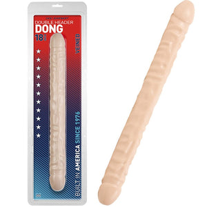 Sex Supply Shop Dongs - Double Dongs Veined Double Header Dong 18in. (White)