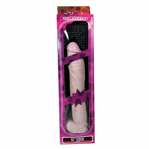 Sex Supply Shop Dongs - Penis Shaped Naturals 12in. Natural W/Balls (Flesh)