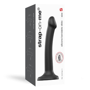 Sex Supply Shop Dongs - Silicone Strap-On-Me Semi-Real D/D Bend Dild Bk S