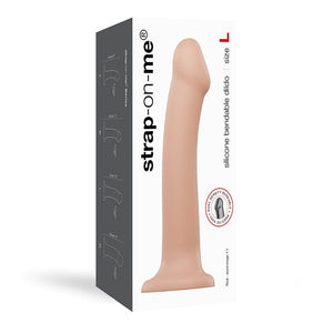 Sex Supply Shop Dongs - Silicone Strap-On-Me Semi-Real D/D Bend Dildo V L