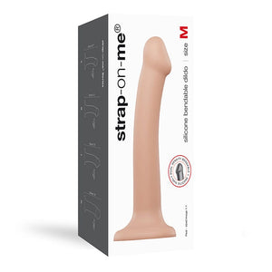 Sex Supply Shop Dongs - Silicone Strap-On-Me Semi-Real D/D Bend Dildo V M