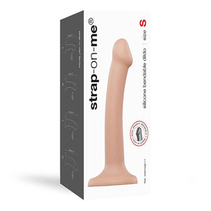 Sex Supply Shop Dongs - Silicone Strap-On-Me Semi-Real D/D Bend Dildo V S