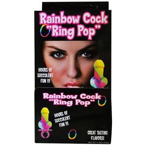 Sex Supply Shop Edibles - Candy Rainbow Ring Pop (12/DP)