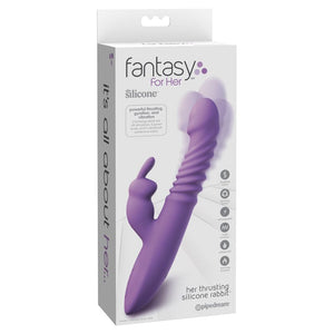 Sex Supply Shop Vibes - Clitoral & G-Spot Fantasy For Her Thrusting Silicon Rabbit
