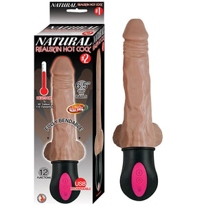 Sex Supply Shop Vibes - Penis Shaped Natural Realskin Hot Cock #2 Brown