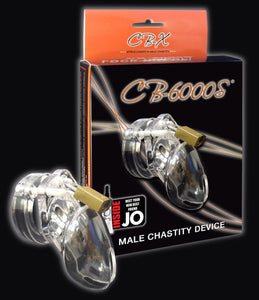 Sextoys for Men CB-6000S KIT 2.5IN CLEAR COCK CAGE SMALL