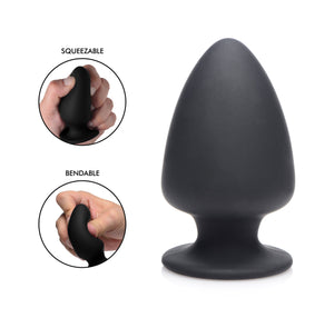 Squeeze-It Anal Toys Squeezable Silicone Anal Plug - Small
