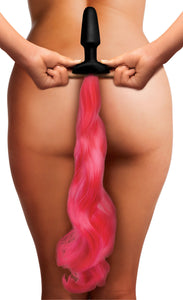 Tailz Anal Toys Hot Pink Pony Tail Anal Plug