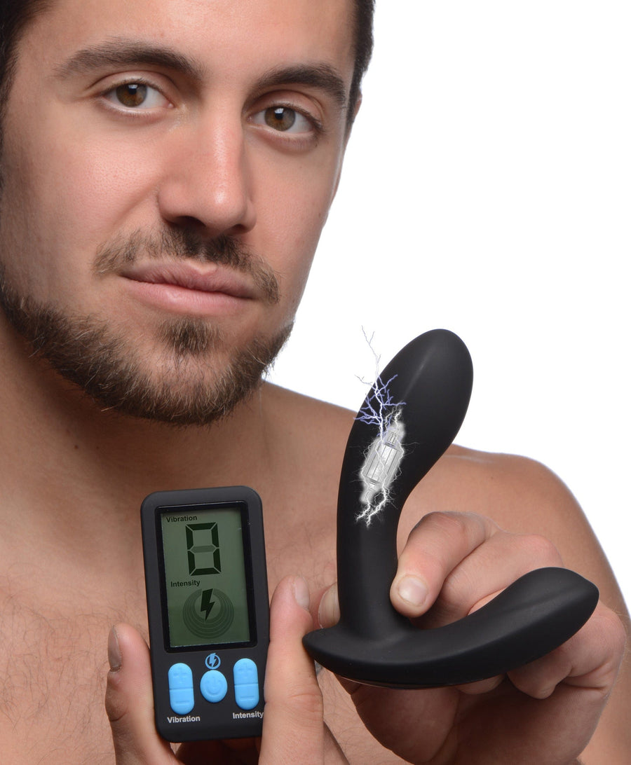 Zeus Electrosex vibrating e-stim prostate massager with remote